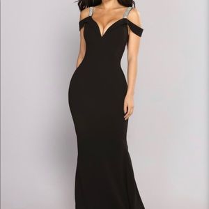 Black gown dress